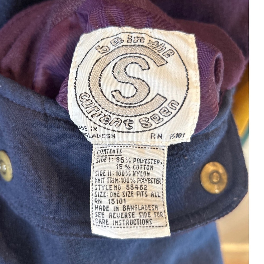 Vintage‎ Be In The Current Seen Colorblock Jacket Women's One Size Fits All - Picture 5 of 8